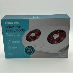 Homedics MaxComfort Therapeutic Shiatsu Foot‎ Massager with Soothing Heat